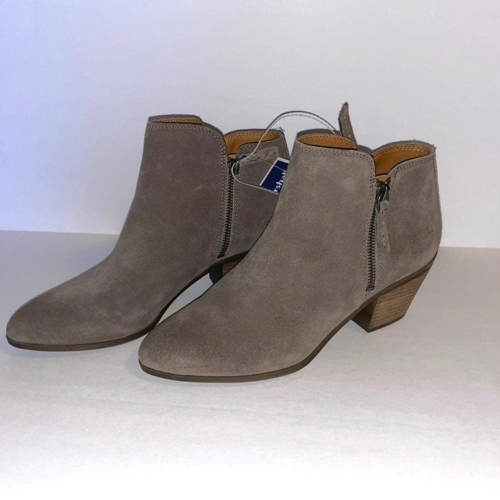 Frye Suede Ankle Boots New 9.5